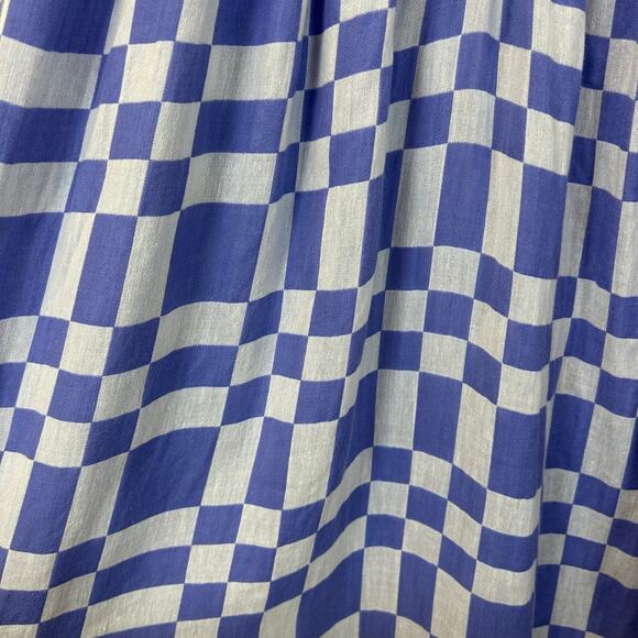 Mara Hoffman Blue & White checkered Sydney Dress Size s - Picture 7 of 9